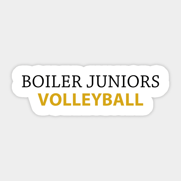 Plain logo gold Sticker by BoilerJuniors